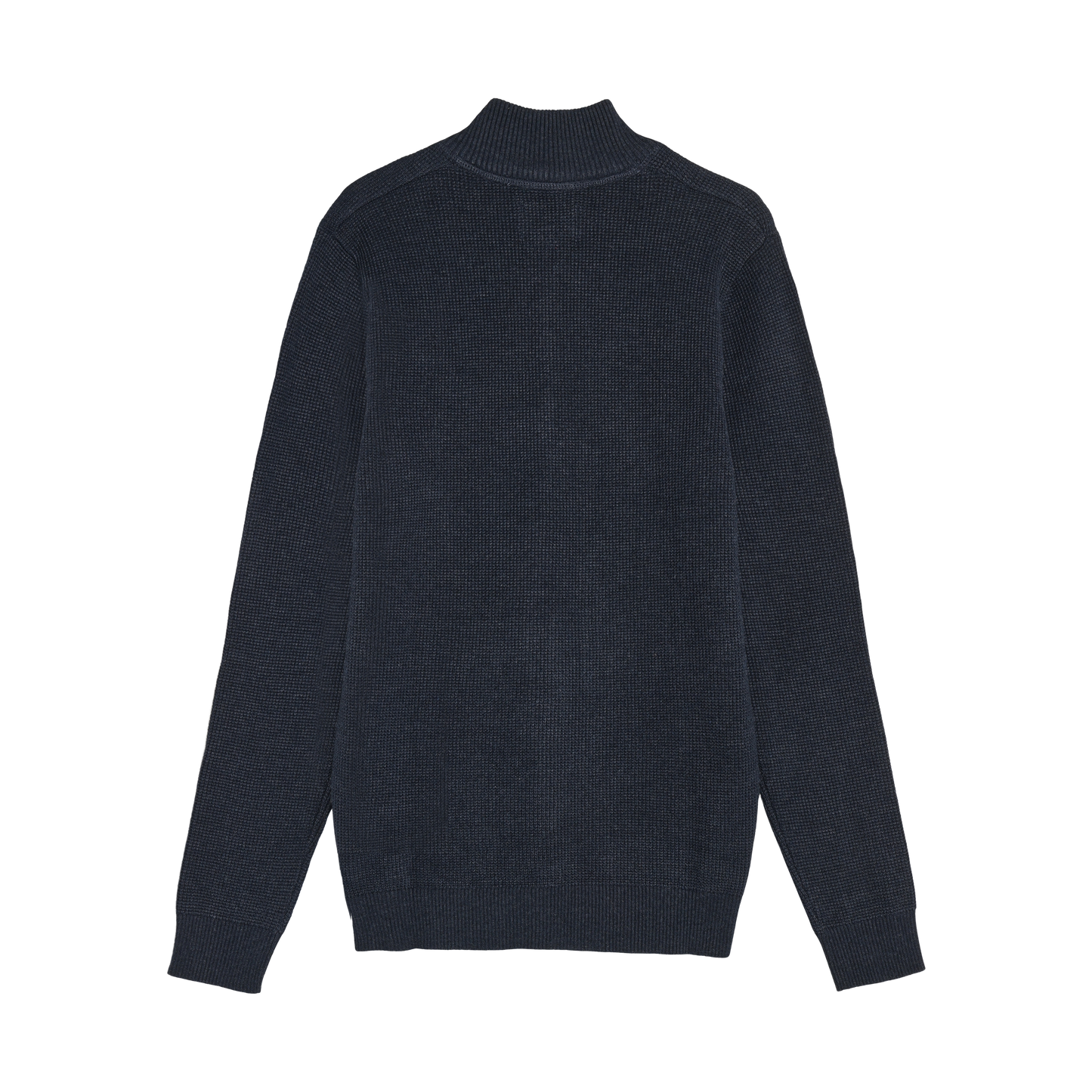 KeanuSi Structure Halfzip + Knit - Deep Marine Melange