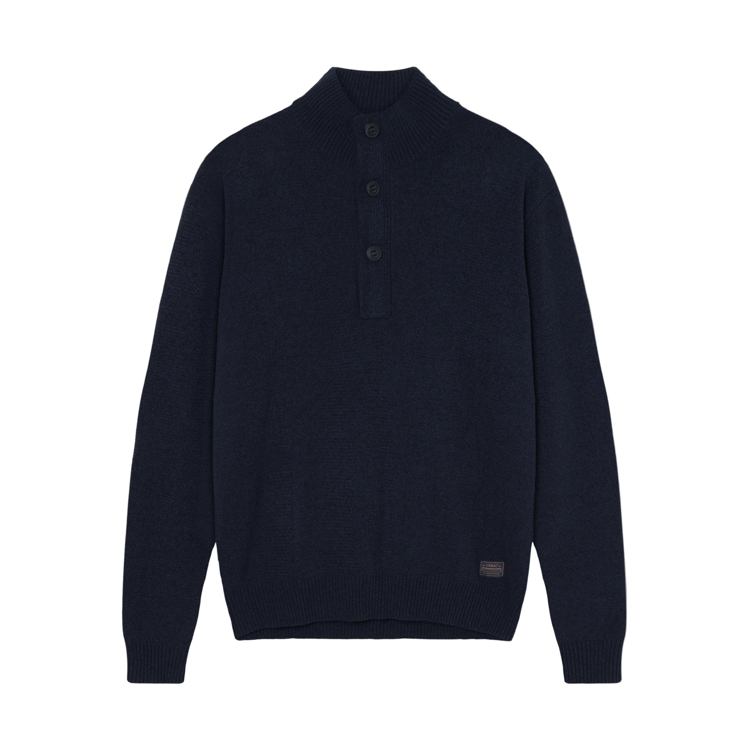 UptonSi Highneck Sweater Knit - Deep Marine