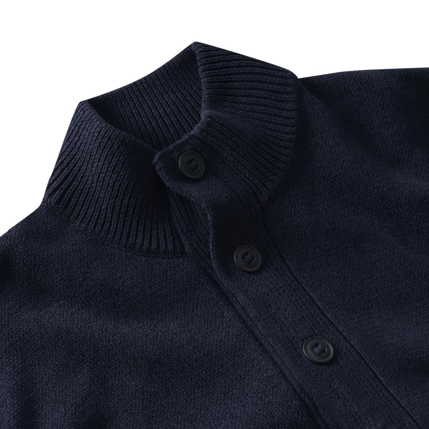 UptonSi Highneck Sweater Knit - Deep Marine