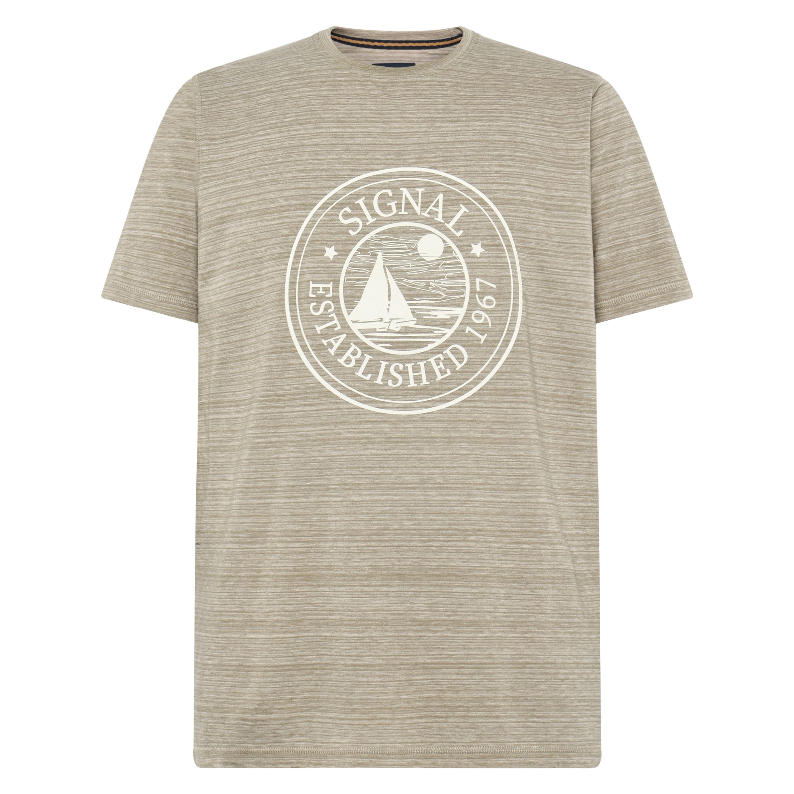DylanSi Space stripe + T-shir/Top - Oak