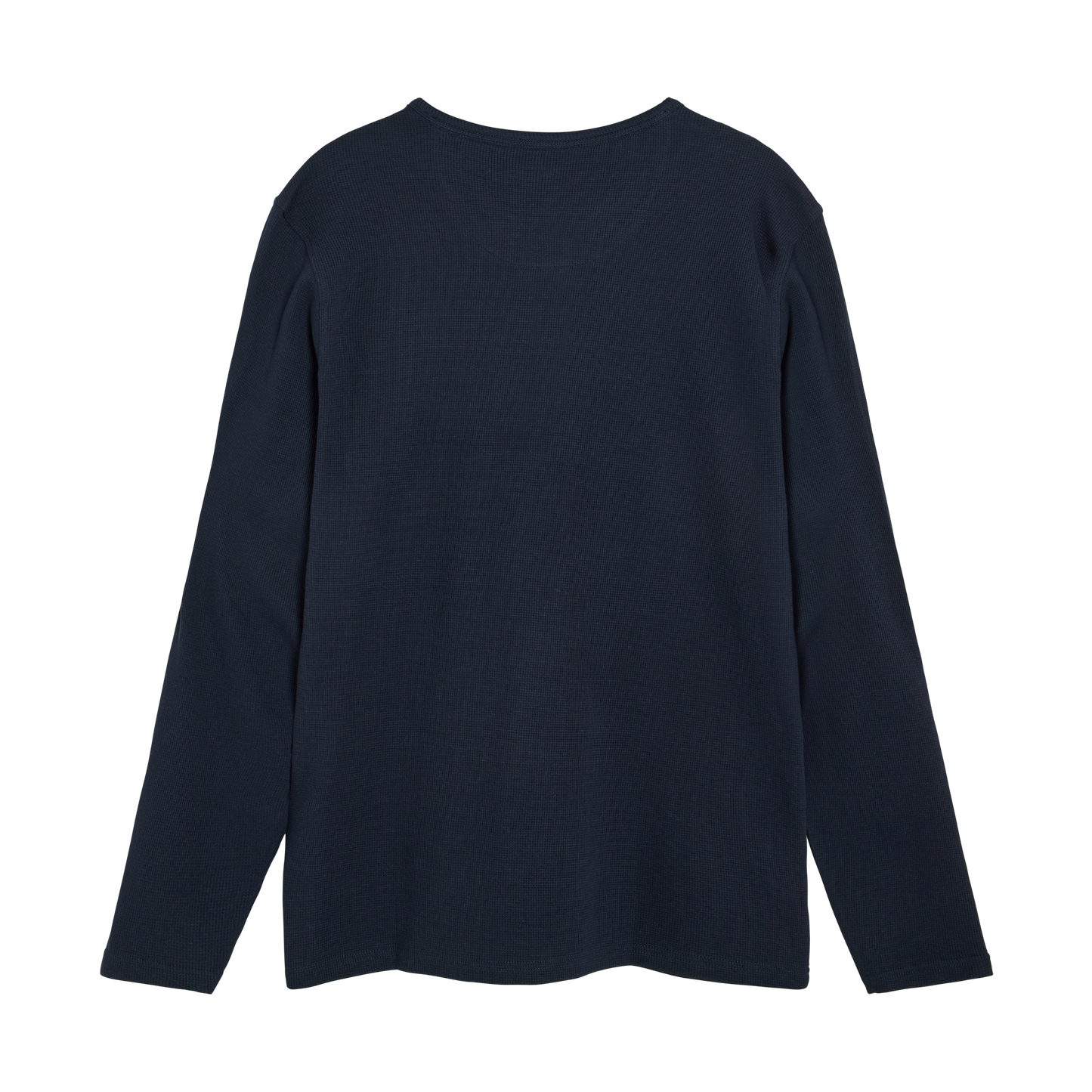 DerekSi Granddad Waffle T-shir/Top - Deep Marine