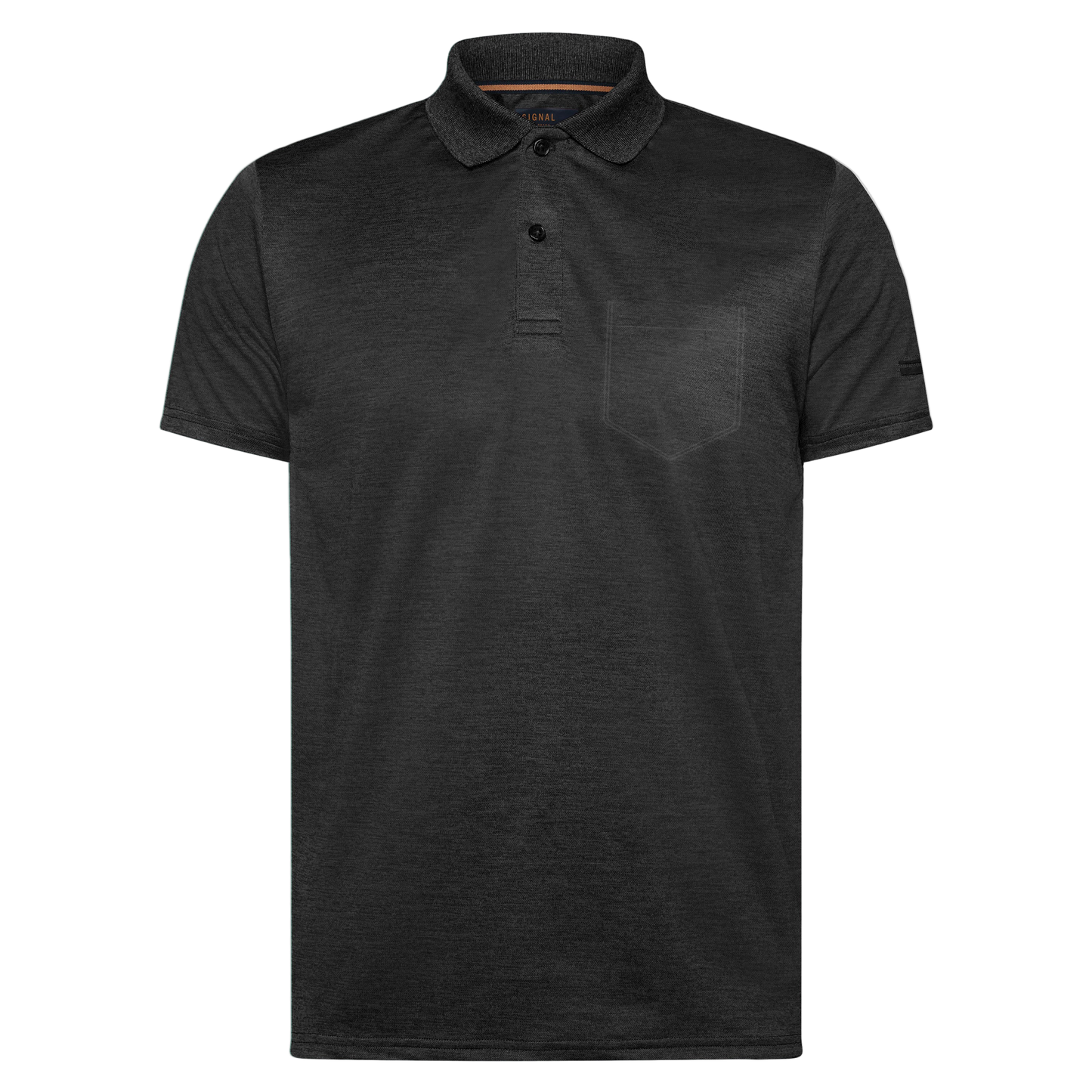 ThomasSI Pocket Tech Polo - Black