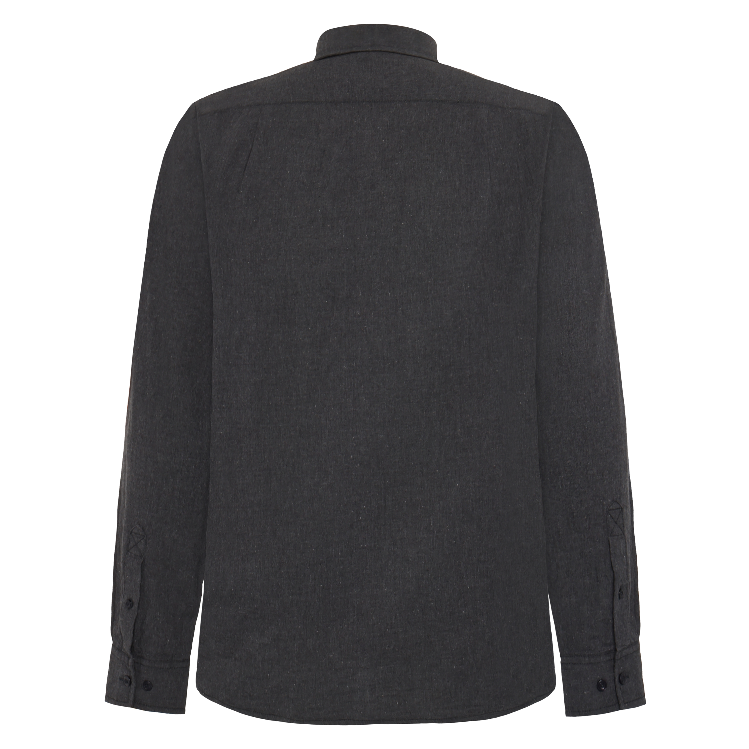 BendixSi Flannel L/S Shirts - Grey Volcano Melange