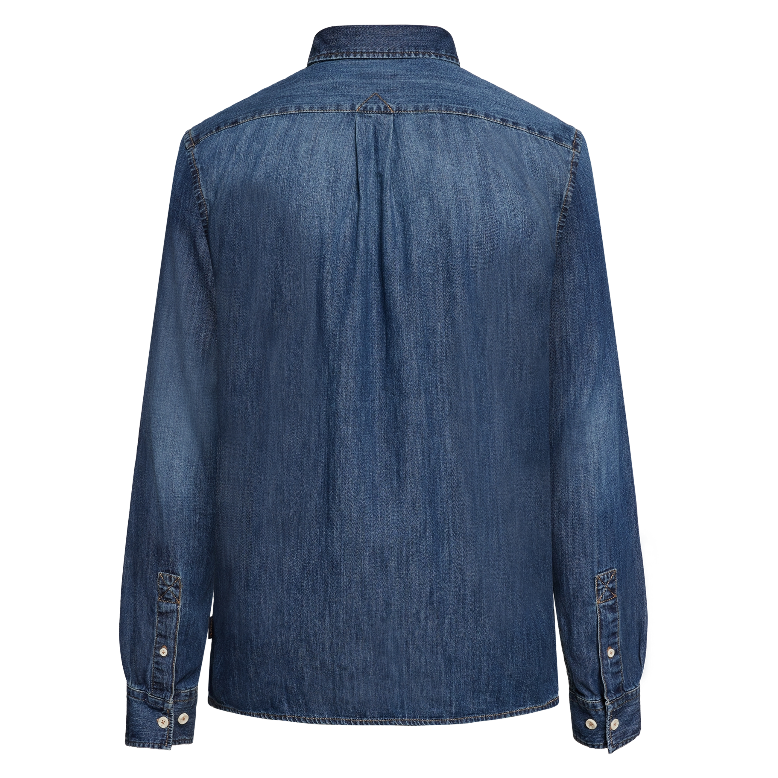 BrandonSi Denim L/S Shirts - Slate blue