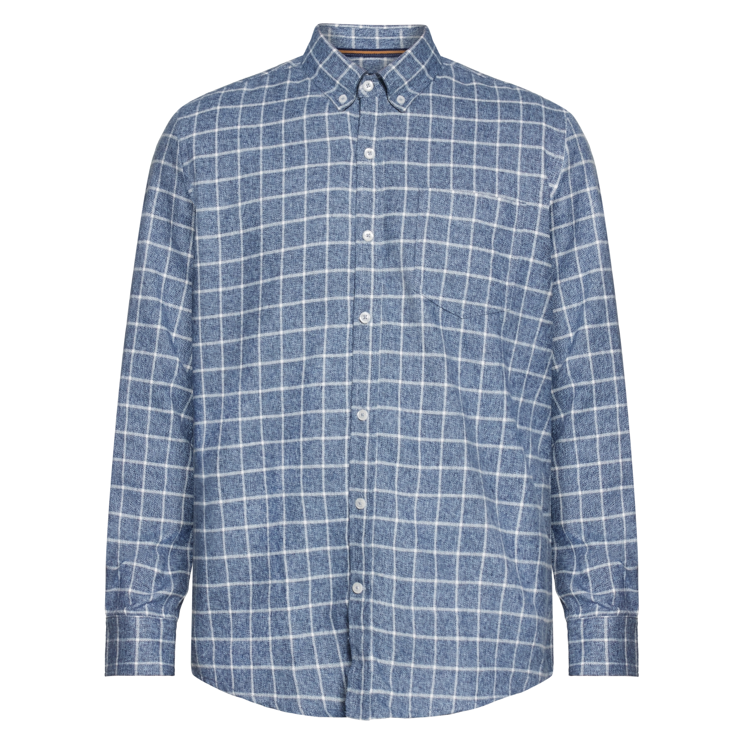 BerrySi Grid L/S Shirts - Blue Autumn
