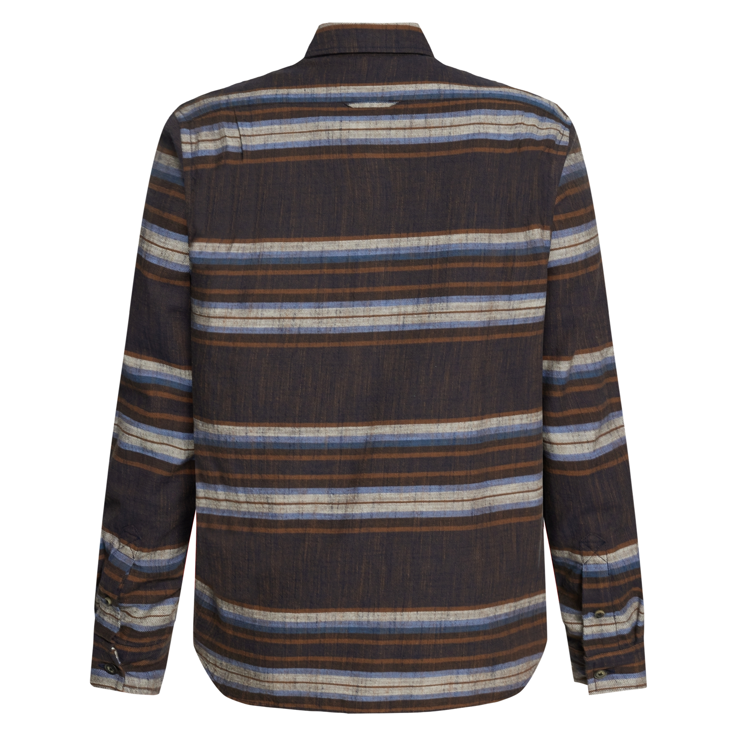 BarneySi H-stripe L/S Shirts - Deep Marine