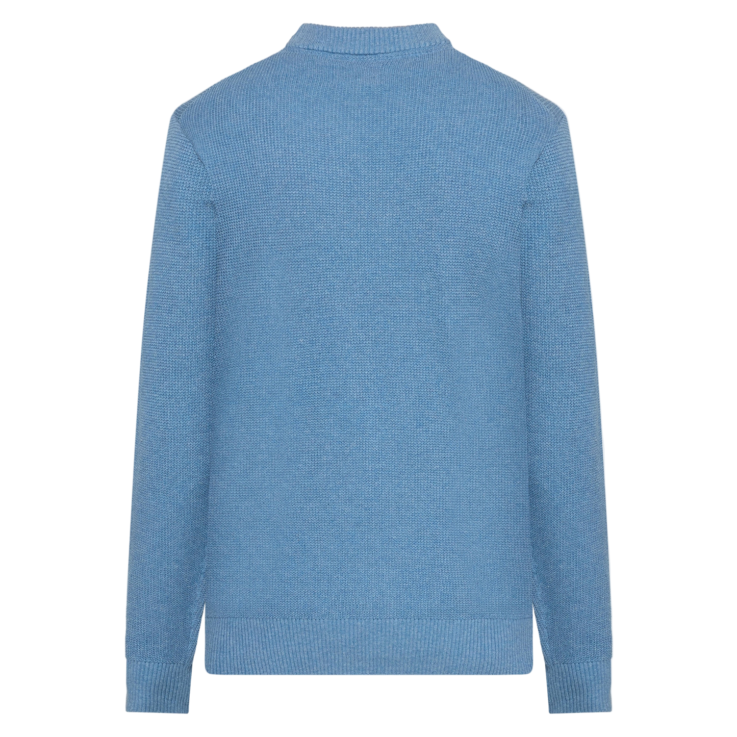 KalleSI Structure Crew + Knit - Calm blue melange