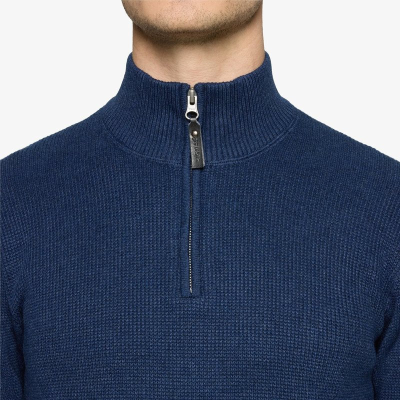 KeanuSi Structure Halfzip + - Deep Marine Melange
