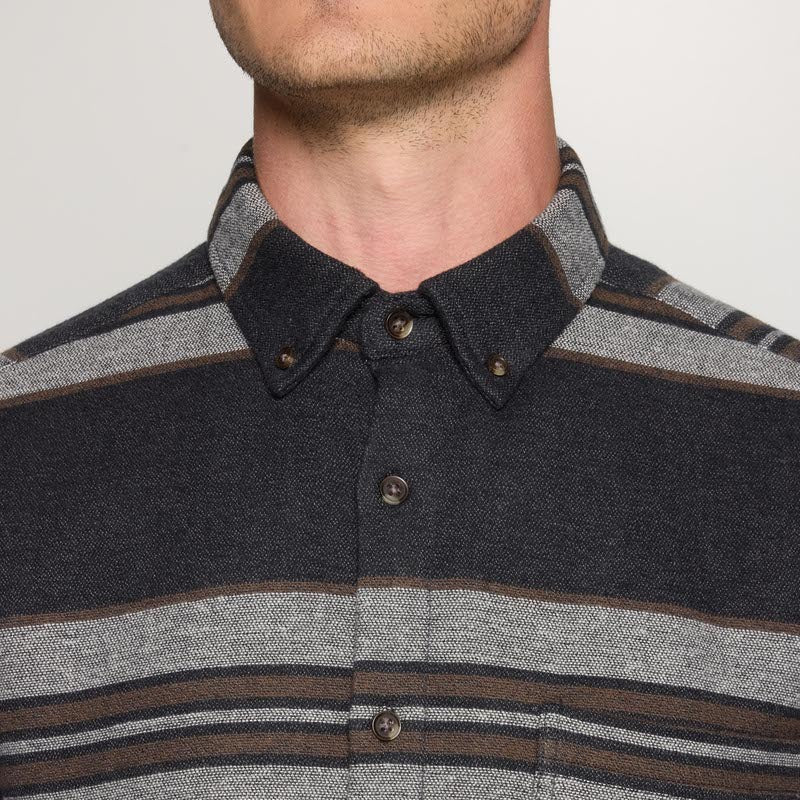 StanSi Boucle Stripe - Shadow Grey Mel