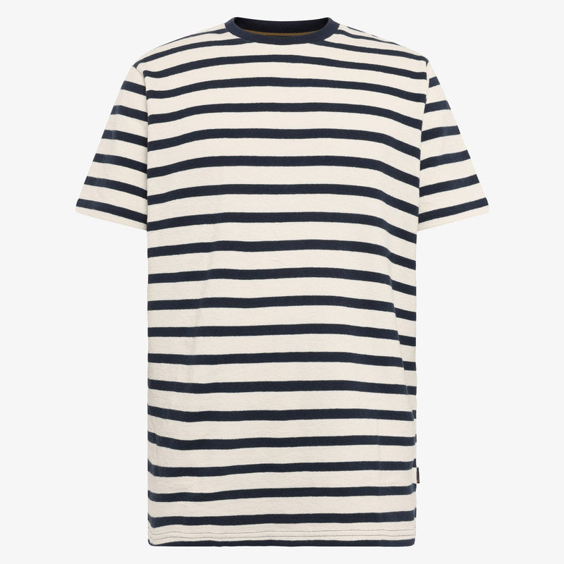 FrancoSi Heavy Stripe tee - Deep Marine