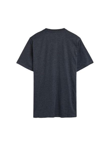 PabloSi Front Print + - Mid Blue Melange