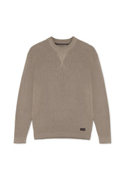 12488 ColtonSi V-Stitch Structure + - Brown Otter