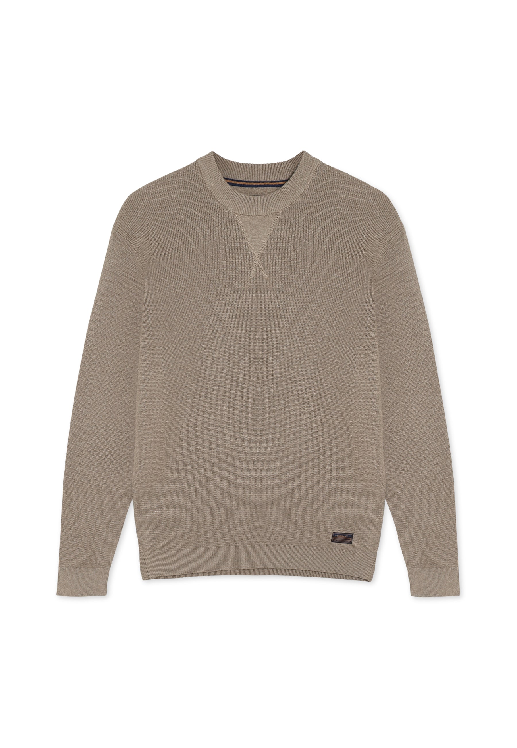 12488 ColtonSi V-Stitch Structure + - Brown Otter