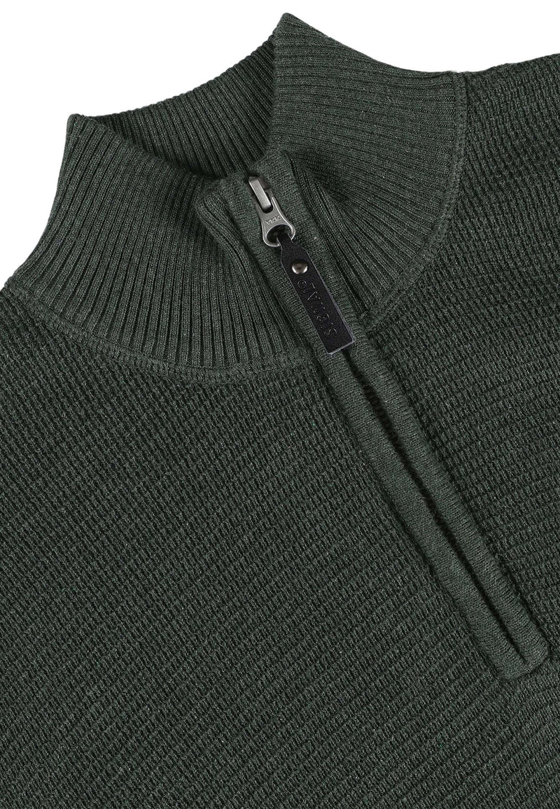 12489 CooperSi Halfzip Structure + - Evergreen