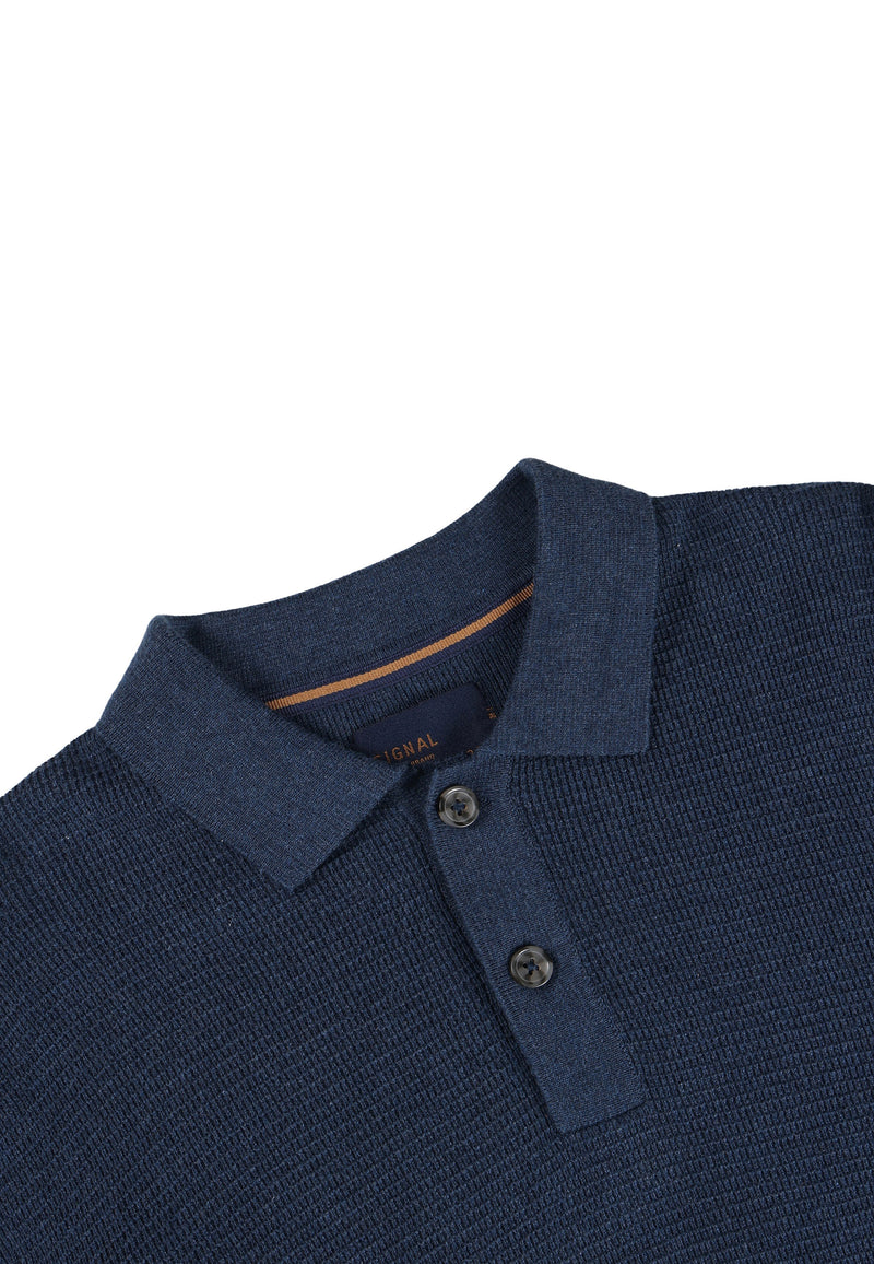 12553 CosmusSi Structure Polo - Blue Dipper