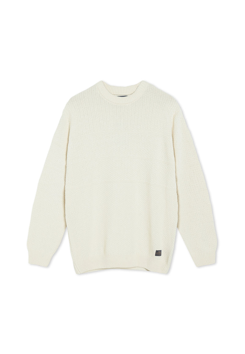 12556 UclaSi Structure Knit - Ivory Cream