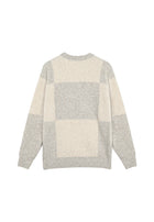 12558 VilmerSi Panel Knit - Mid Grey Melange
