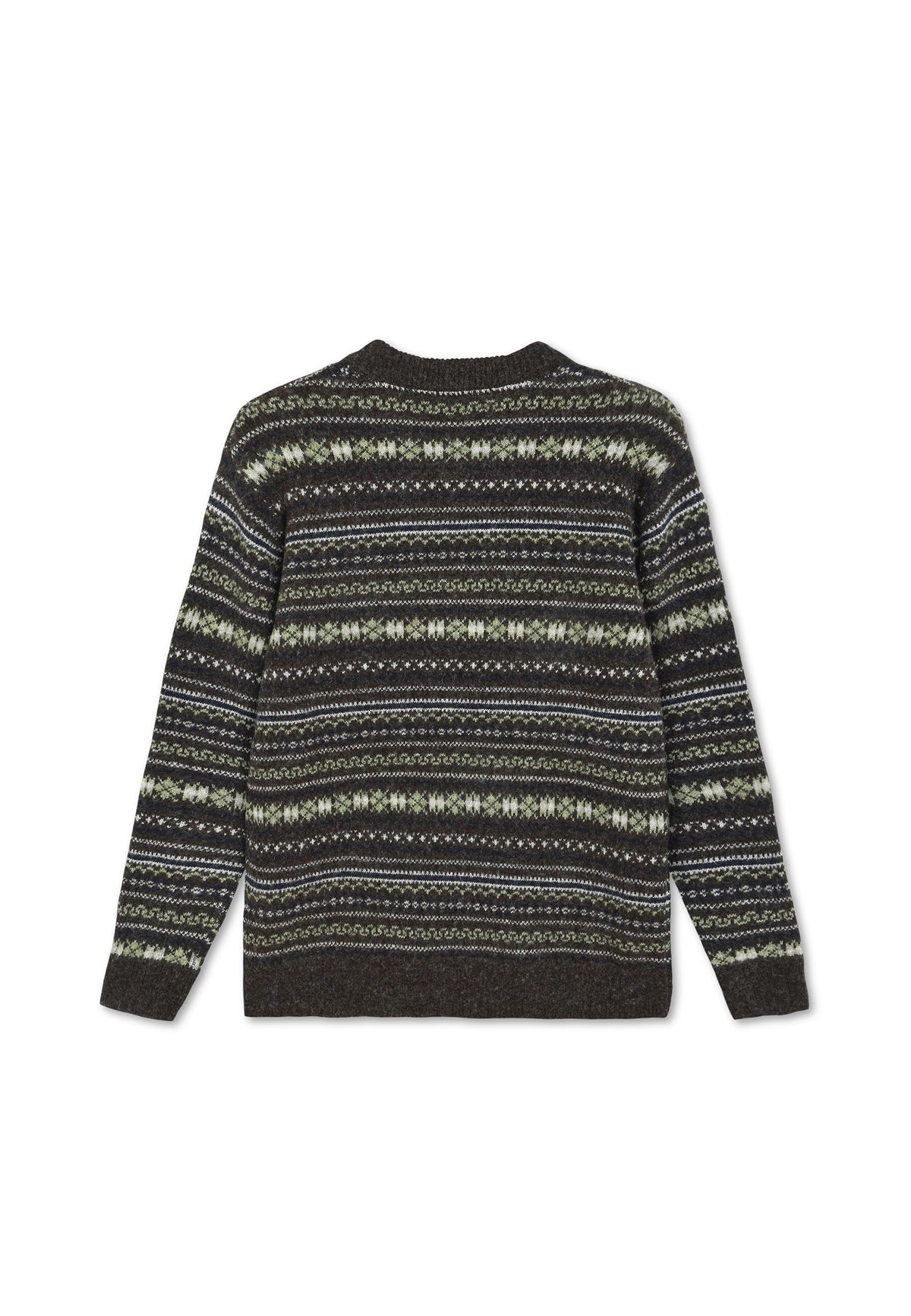 12559 VagnerSi Fair-Isle Knit - Evergreen