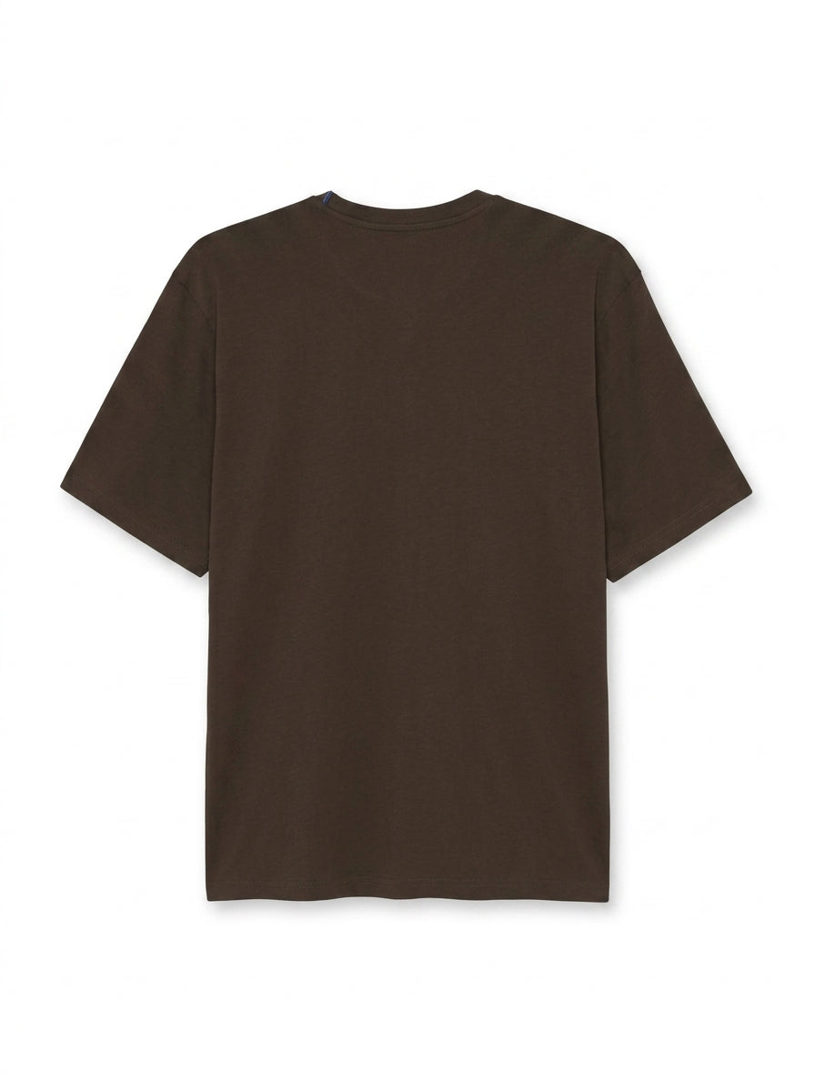 EddySi Tee + - Brown Coffee