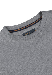EddySi Tee + - Mid Grey Melange