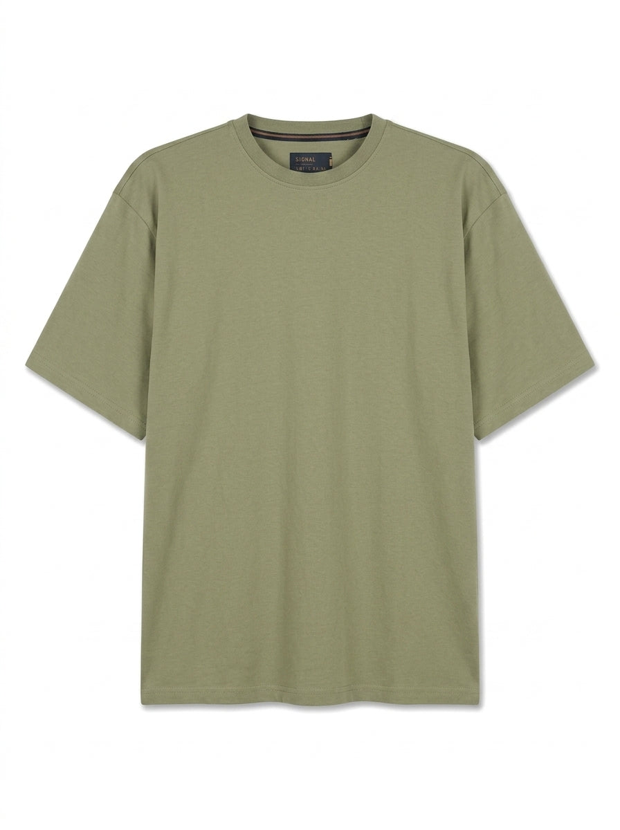 EddySi Tee + - Moss Stone