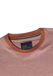 13526 YannSi Mini Stripe + - Rusty Red