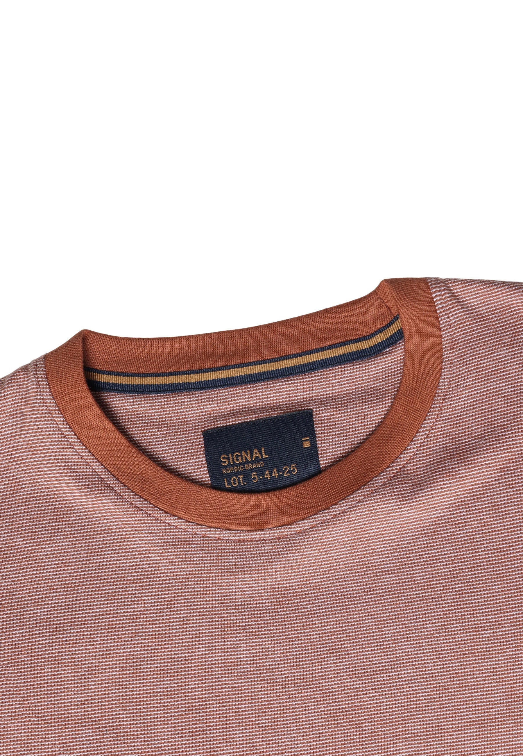13526 YannSi Mini Stripe + - Rusty Red