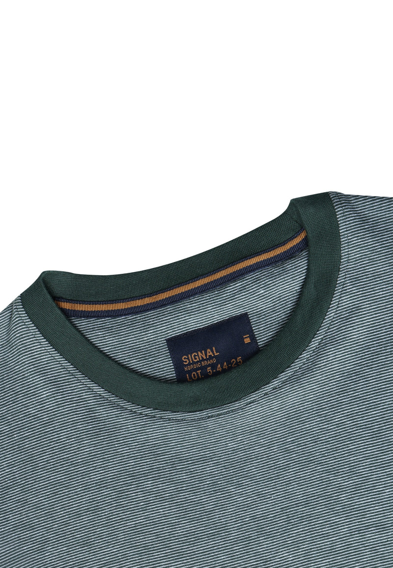 13526 YannSi Mini Stripe + - Evergreen