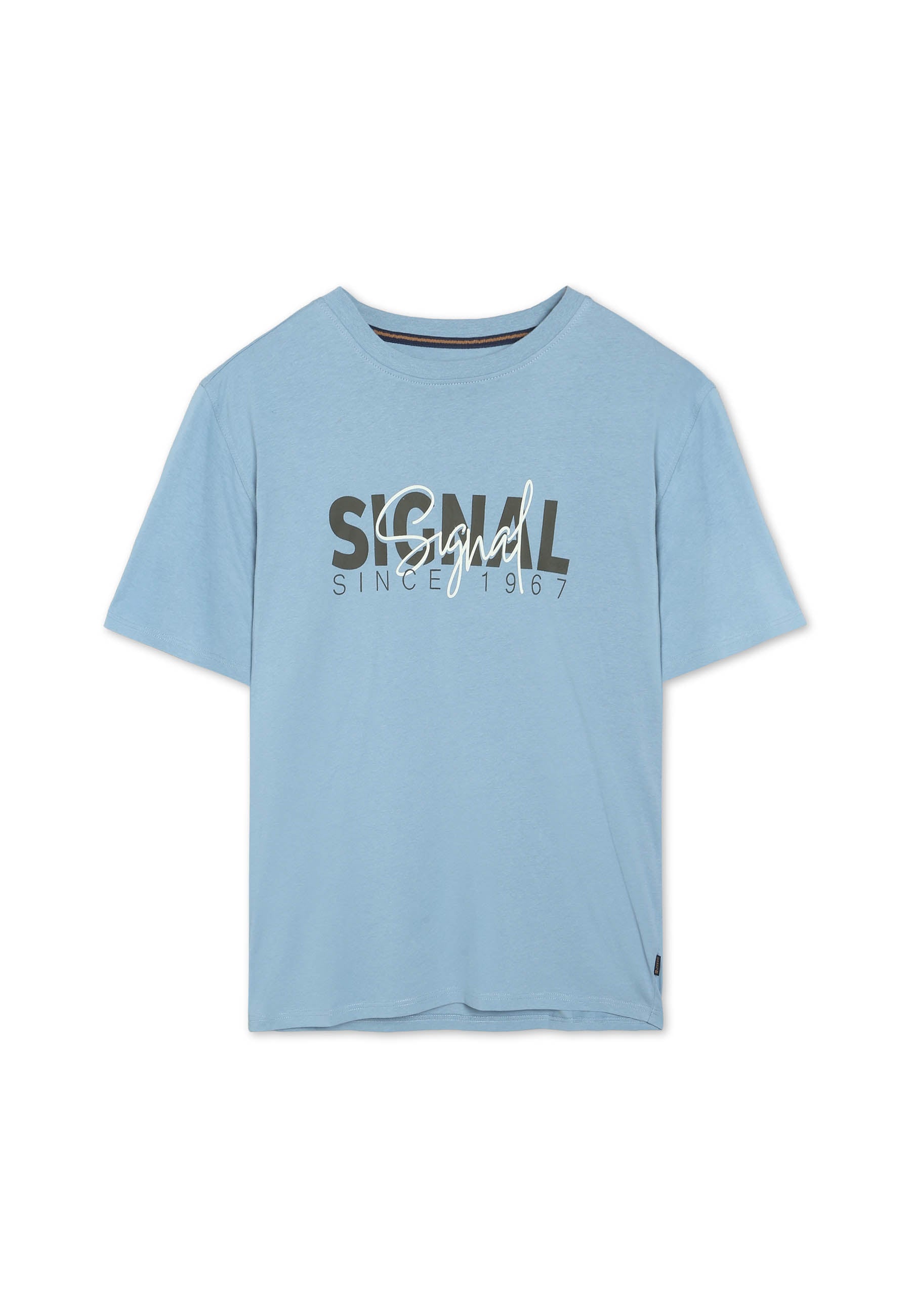 13591 OwenSi Print Tee + - Mountain Spring