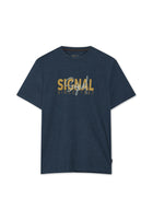 13591 OwenSi Print Tee + - Blue Dipper