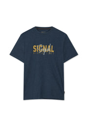 13591 OwenSi Print Tee + - Blue Dipper