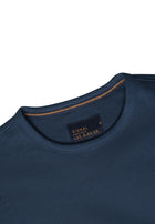 13632 FredSi Waffle Tee LS - Blue Dipper