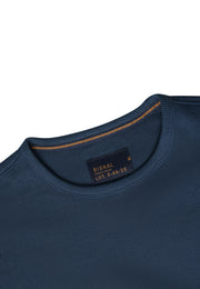 13632 FredSi Waffle Tee LS - Blue Dipper