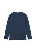 13632 FredSi Waffle Tee LS - Blue Dipper