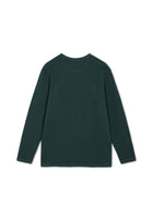 13632 FredSi Waffle Tee LS - Evergreen