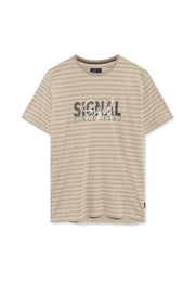 13656 LewiSi Subtle Stripe Print - Sandy Taste