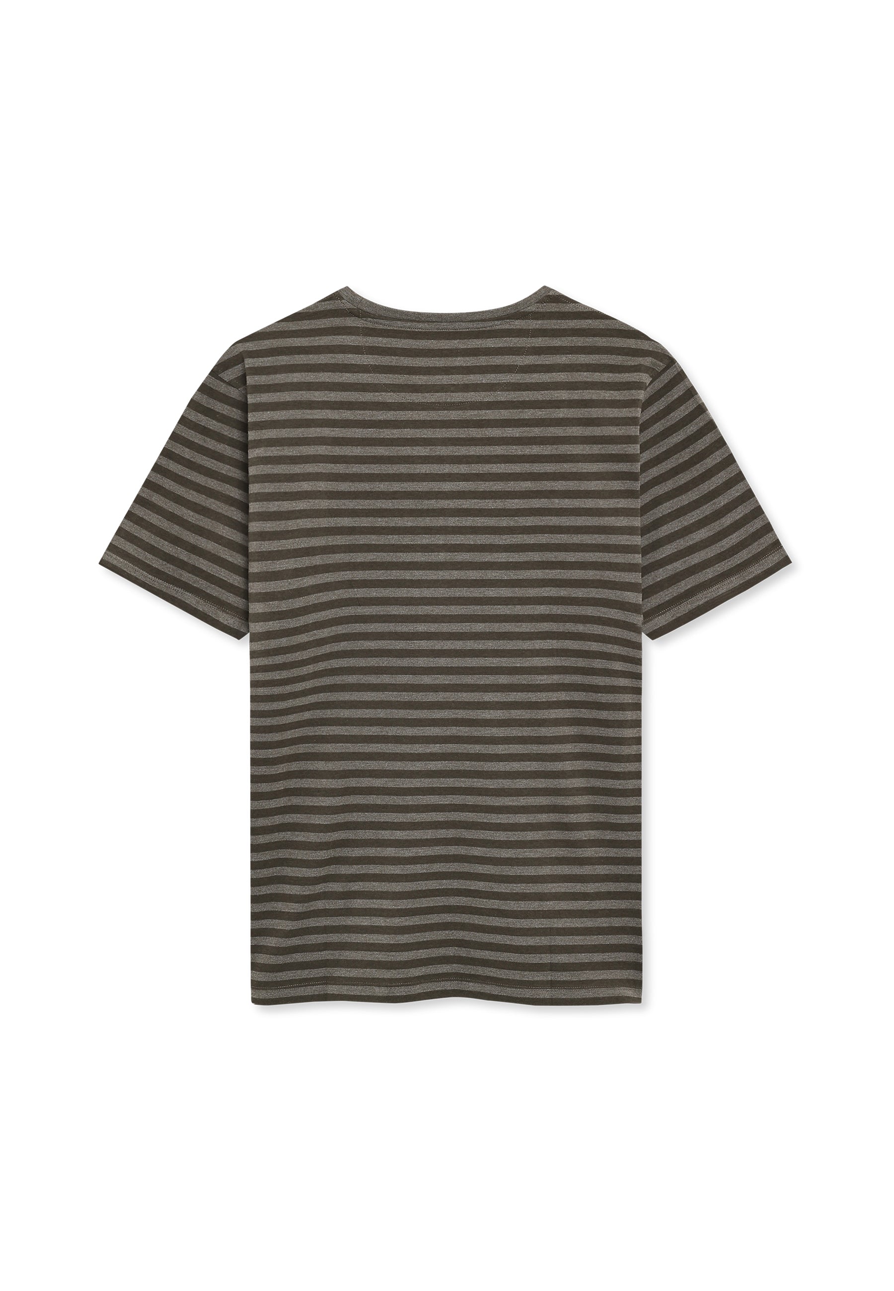 13656 LewiSi Subtle Stripe Print - Brown Coffee