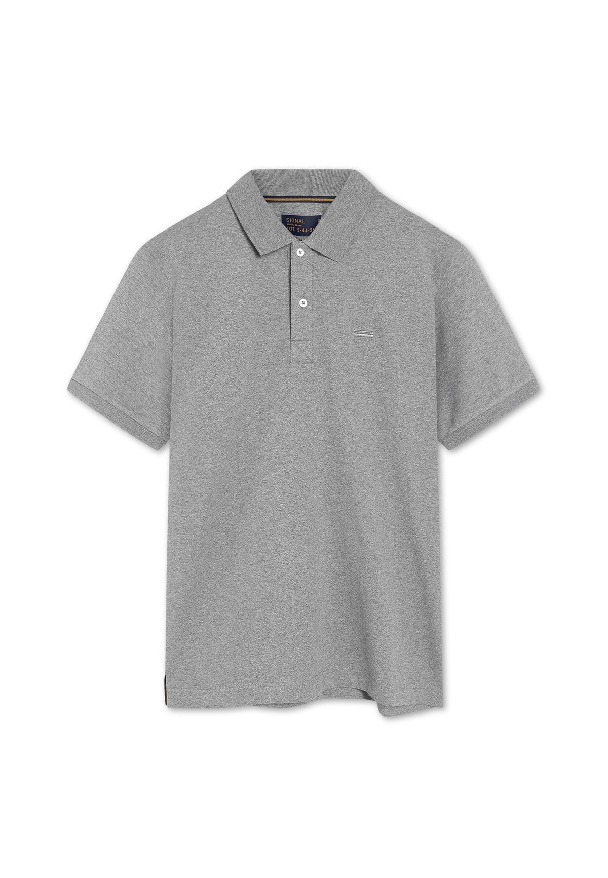 NickySi Polo + - Mid Grey Melange