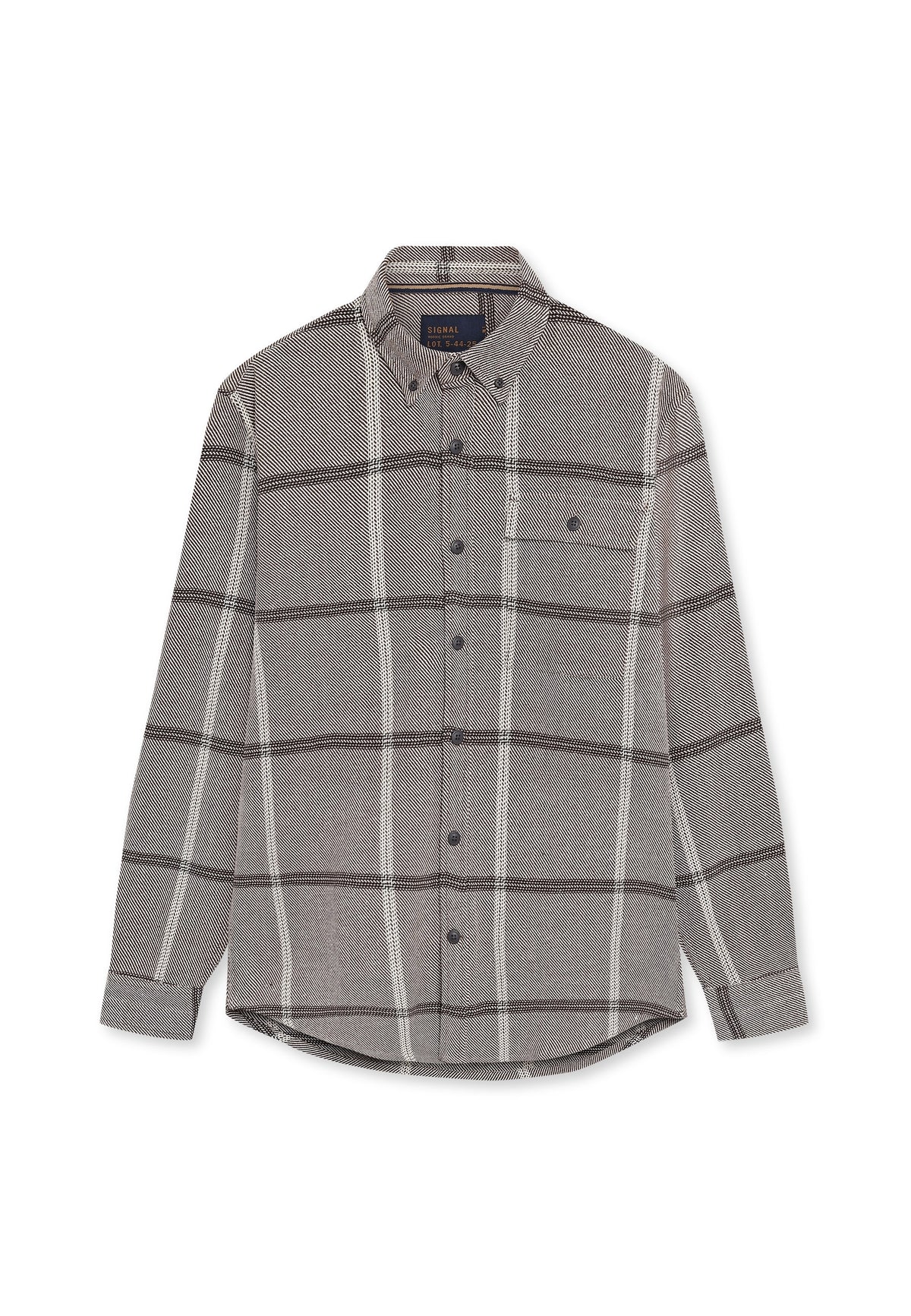 15863 MickSi Big Grid - Brown Coffee