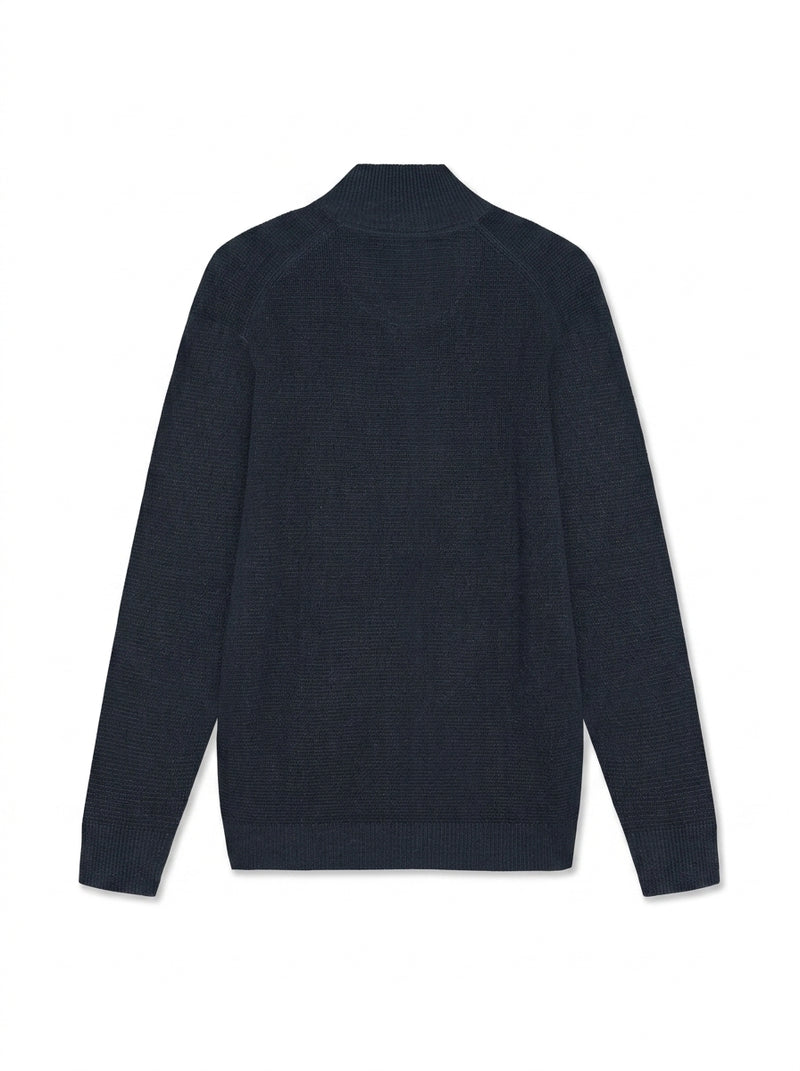 12499 ConnorSi Structure Cardigan + - Deep Marine