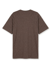 13591 OwenSi Print Tee + - Brown Coffee