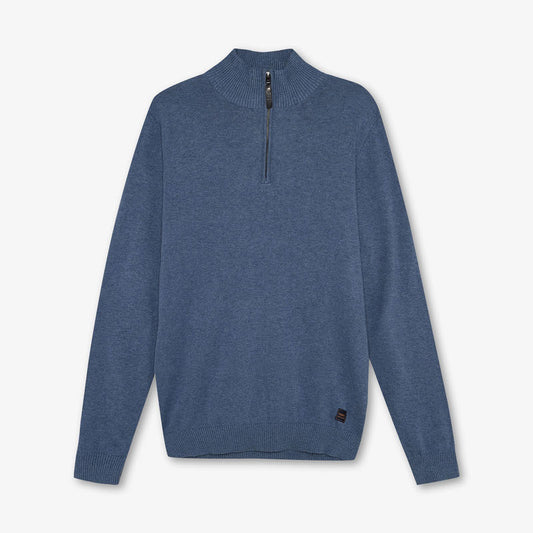 KlausSI Halfzip + - Bluefin Melange