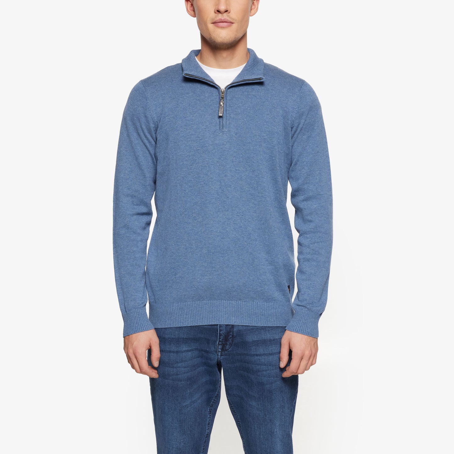 KlausSI Halfzip + - Bluefin Melange