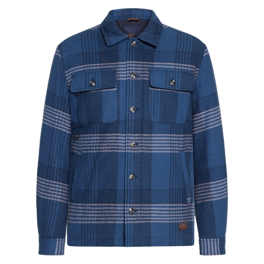 JesseSi Quilt Jacket - Deep Marine Melange