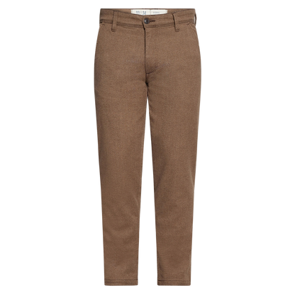 VictorSi Wool Look Pants - Brown Bark