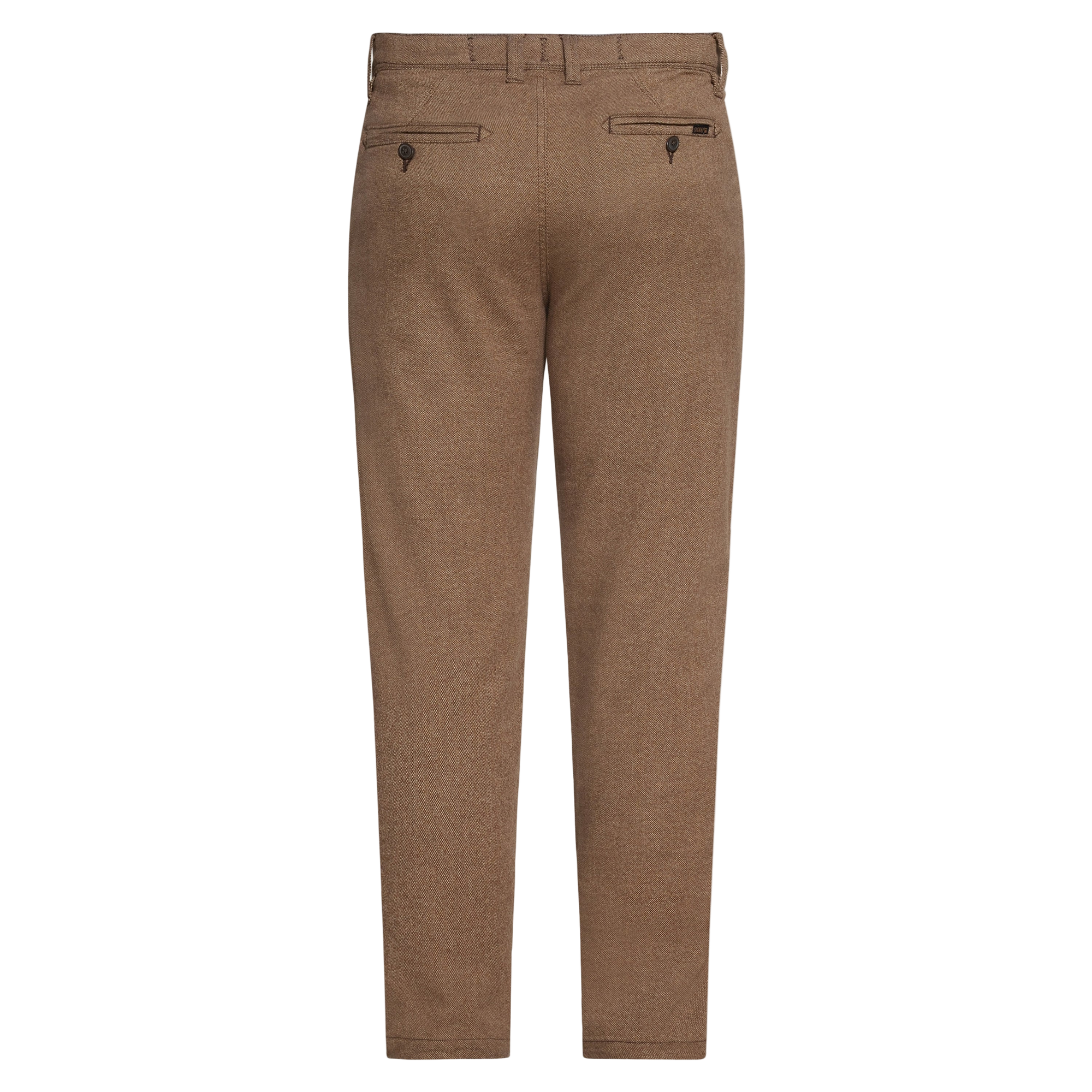 VictorSi Wool Look Pants - Brown Bark
