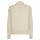 KlausSI Halfzip + Knit - Light Mocca Melange