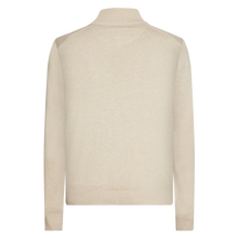 KlausSI Halfzip + Knit - Light Mocca Melange