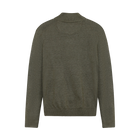 KlausSI Halfzip + Knit - Full Green Melange