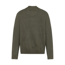 KlausSI Halfzip + Knit - Full Green Melange